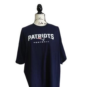New England Patriots NFL Football Team Apparel Tee Shirt Unisex Cotton Size XXL